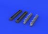 Eduard 648247 Bf 109G exhaust stacks 1/48 EDUARD